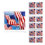 Booklet 2022 U.S. Flags Forever Stamps