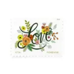 2018 US Wedding Love Flourishes Forever Postage Stamps
